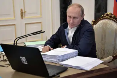 Путин проголосовал онлайн на президентских выборах 