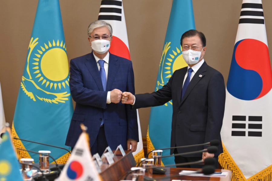 Президенты Казахстана и Кореи приняли Совместное заявление 